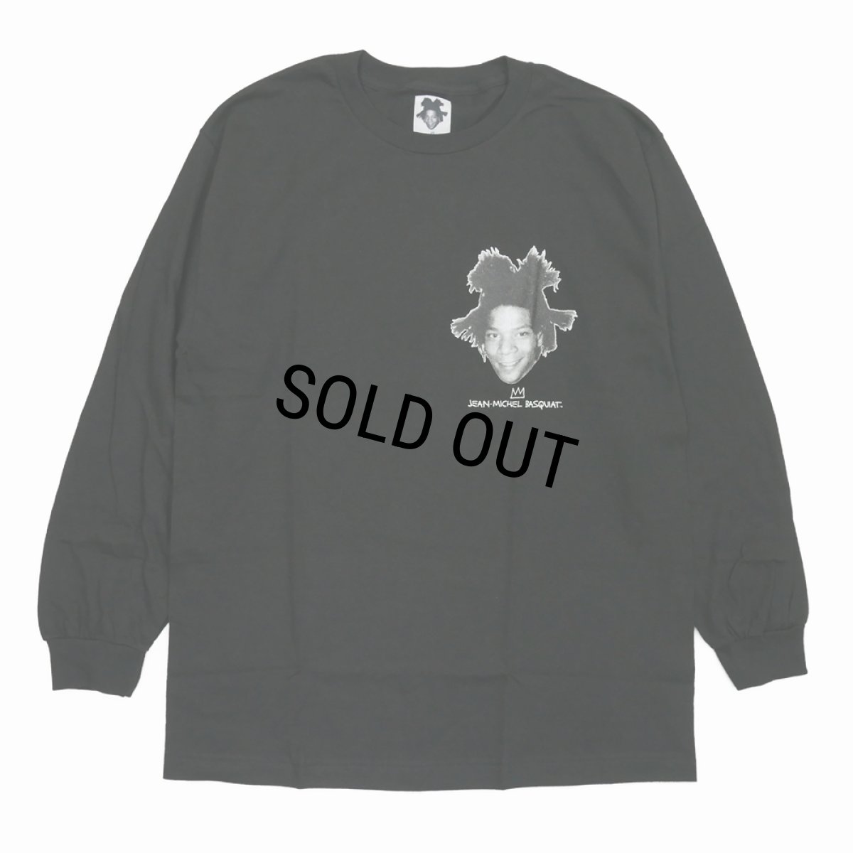 画像1: WACKO MARIA/JEAN-MICHEL BASQUIA / LONG SLEEVE T-SHIRT（BLACK）［プリント長袖T-23秋冬］ (1)
