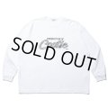 COOTIE PRODUCTIONS/Embroidery Oversized L/S Tee（PRODUCTION OF COOTIE）（Off White）［オーバーサイズ長袖T-23秋冬］