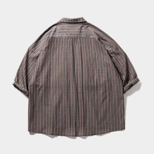 他の写真2: TIGHTBOOTH/STRIPE BIG SHIRT（Brown）［ストライプビッグシャツ-23夏］