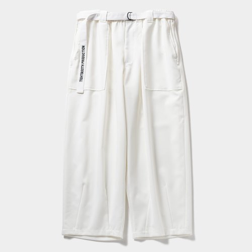 他の写真1: TIGHTBOOTH/BAKER BAGGY SLACKS（White） 【30%OFF】［ベイカーバギースラックス-23夏］