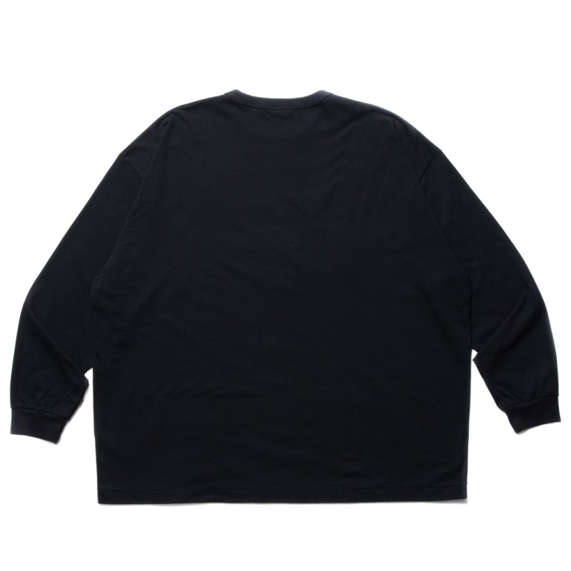 画像2: COOTIE PRODUCTIONS/Embroidery Oversized L/S Tee（PRODUCTION OF COOTIE）（Black）［オーバーサイズ長袖T-23秋冬］