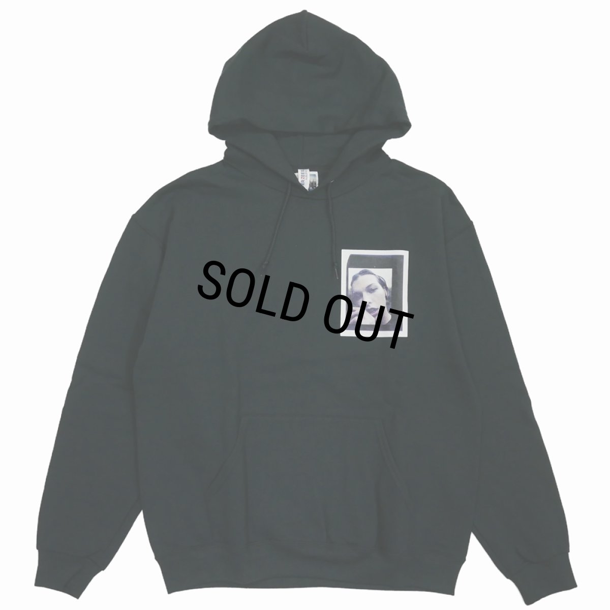 画像1: WACKO MARIA/DAVIDE SORRENTI / HOODED SWEAT SHIRT（BLACK）［プルオーバーパーカー-23秋冬］ (1)