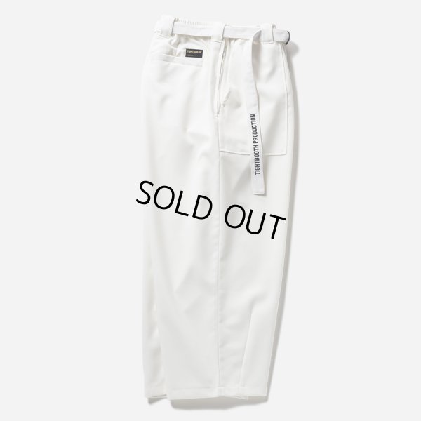 画像2: TIGHTBOOTH/BAKER BAGGY SLACKS（White） 【40%OFF】［ベイカーバギースラックス-23夏］
