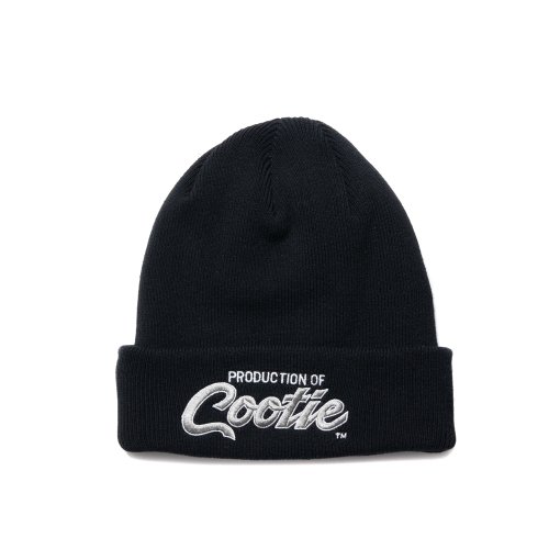 他の写真1: COOTIE PRODUCTIONS/Embroidery Dry Tech Big Cuffed Beanie（PRODUCTION OF COOTIE）（Black）［カフドビーニー-23秋冬］