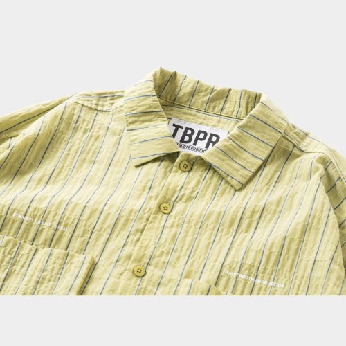 他の写真2: TIGHTBOOTH/STRIPE BIG SHIRT（Yellow）［ストライプビッグシャツ-23夏］