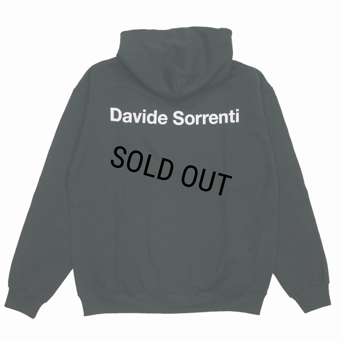 画像2: WACKO MARIA/DAVIDE SORRENTI / HOODED SWEAT SHIRT（BLACK）［プルオーバーパーカー-23秋冬］ (2)