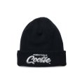 画像1: COOTIE PRODUCTIONS/Embroidery Dry Tech Big Cuffed Beanie（PRODUCTION OF COOTIE）（Black）［カフドビーニー-23秋冬］ (1)