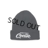 COOTIE PRODUCTIONS/Embroidery Dry Tech Big Cuffed Beanie（PRODUCTION OF COOTIE）（Black）［カフドビーニー-23秋冬］