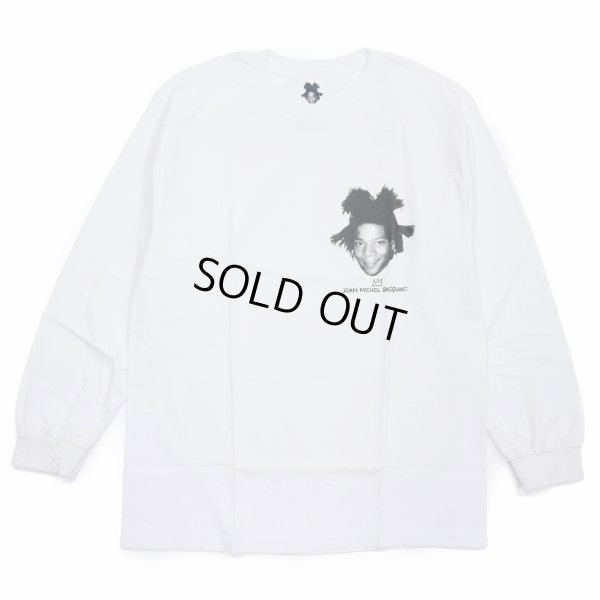 画像1: WACKO MARIA/JEAN-MICHEL BASQUIA / LONG SLEEVE T-SHIRT（WHITE）［プリント長袖T-23秋冬］