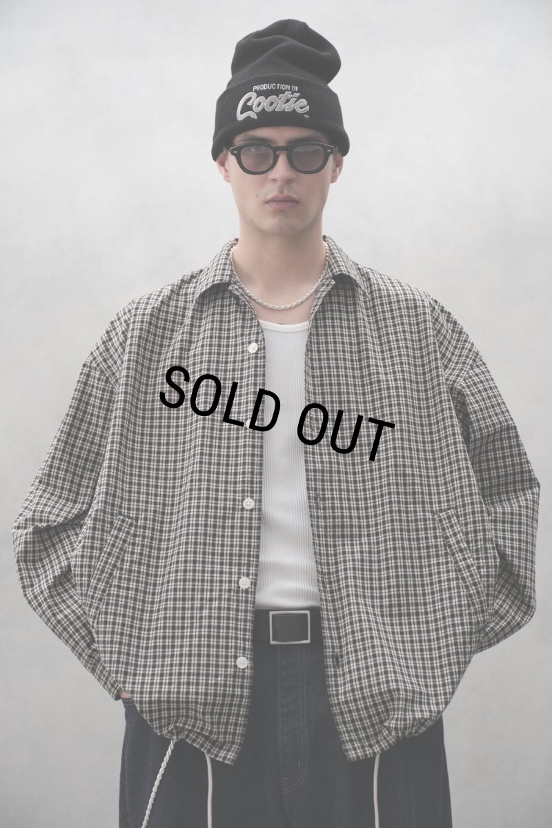 画像2: COOTIE PRODUCTIONS/Embroidery Dry Tech Big Cuffed Beanie（PRODUCTION OF COOTIE）（Navy）［カフドビーニー-23秋冬］ (2)