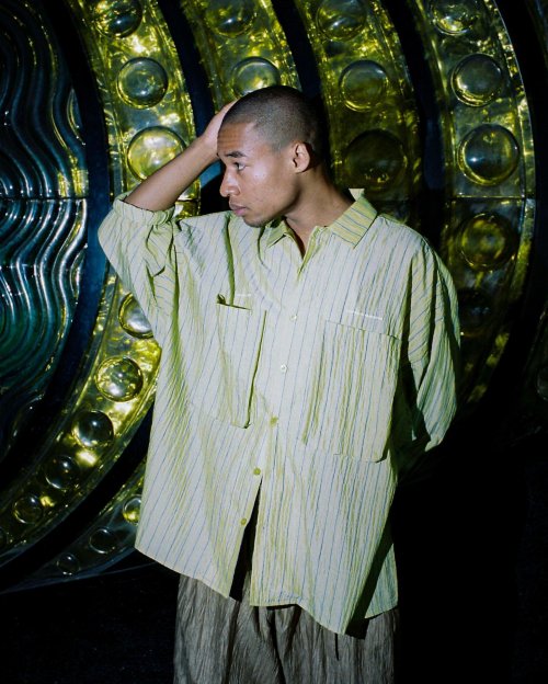 他の写真3: TIGHTBOOTH/STRIPE BIG SHIRT（Yellow） 【30%OFF】［ストライプビッグシャツ-23夏］