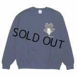 WACKO MARIA/JEAN-MICHEL BASQUIA / SWEAT SHIRT（NAVY）［クルーネックスウェット-23秋冬］