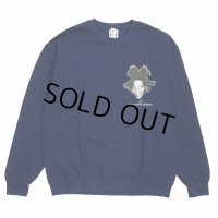 WACKO MARIA/JEAN-MICHEL BASQUIA / SWEAT SHIRT（NAVY）［クルーネックスウェット-23秋冬］