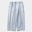 画像1: TIGHTBOOTH/BAKER BAGGY SLACKS（Sax） 【30%OFF】［ベイカーバギースラックス-23夏］ (1)