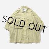 TIGHTBOOTH/STRIPE BIG SHIRT（Yellow） 【30%OFF】［ストライプビッグシャツ-23夏］