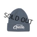 COOTIE PRODUCTIONS/Embroidery Dry Tech Big Cuffed Beanie（PRODUCTION OF COOTIE）（Navy）［カフドビーニー-23秋冬］
