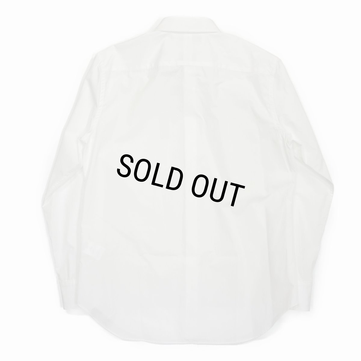 画像2: DAIRIKU/Dress L-S Shirt（White） 【40%OFF】［ドレスシャツ-23秋冬］ (2)