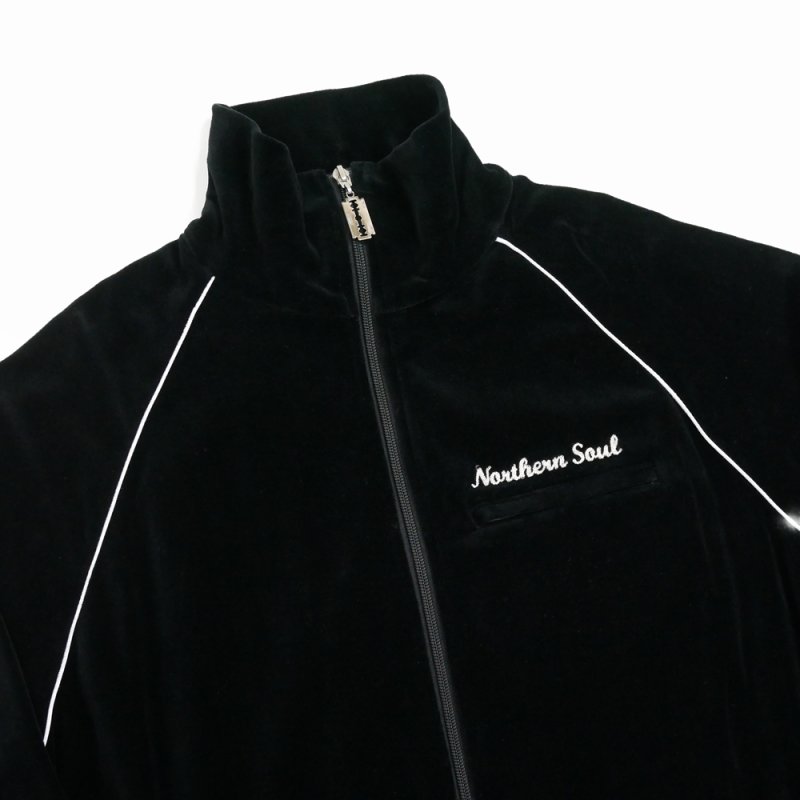 画像3: DAIRIKU/Velour Track Jacket（Black）［ベロアトラックJKT-23秋冬］