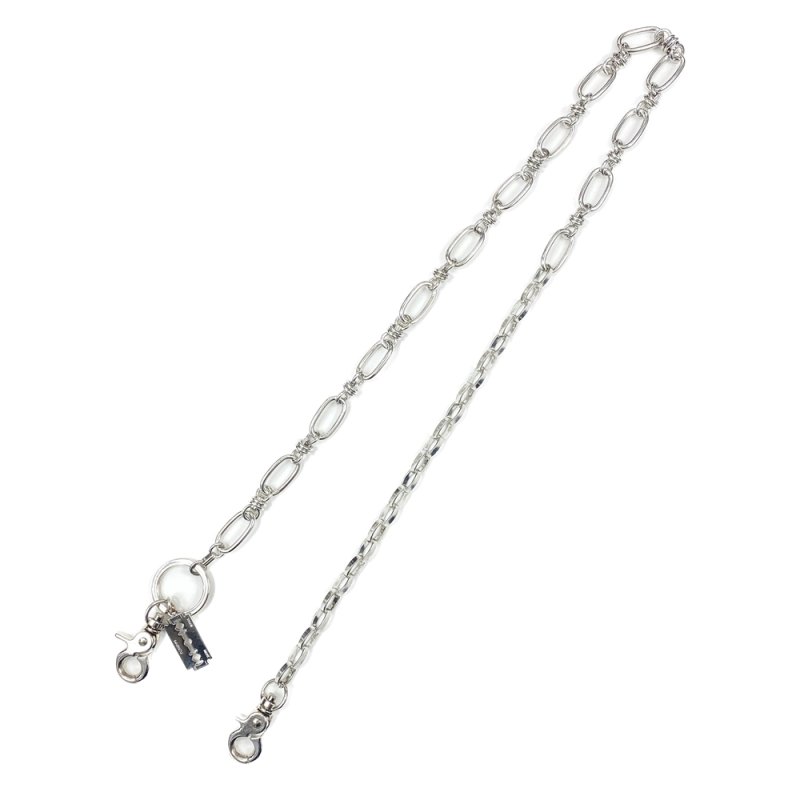 画像1: DAIRIKU/"Razor" Wallet Chain（Silver）［ウォレットチェーン-23秋冬］