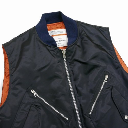 他の写真3: DAIRIKU/"Terri" Flight Vest（Navy） 【30%OFF】［フライトベスト-23秋冬］