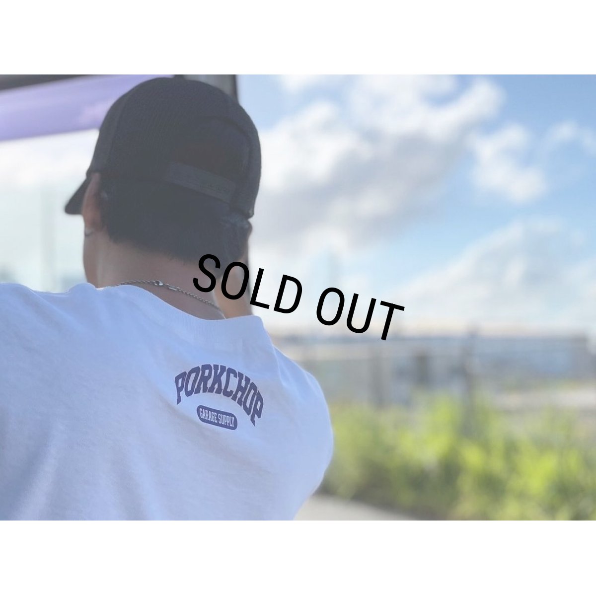 画像5: PORKCHOP/2nd COLLEGE TEE（WHITE）［プリントT-23秋冬］ (5)