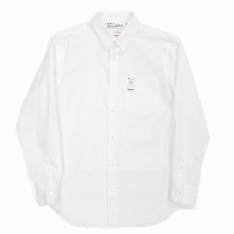 画像1: DAIRIKU/Dress L-S Shirt（White） 【40%OFF】［ドレスシャツ-23秋冬］