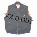 【40%OFF】DAIRIKU/"Terri" Flight Vest（Navy）［フライトベスト-23秋冬］
