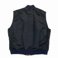 画像2: DAIRIKU/"Terri" Flight Vest（Navy） 【30%OFF】［フライトベスト-23秋冬］ (2)