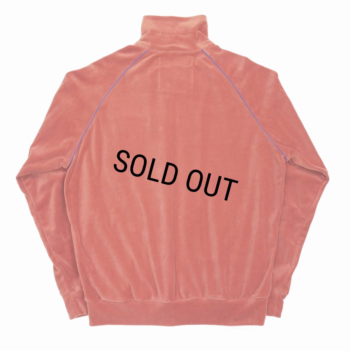 画像2: 【40%OFF】DAIRIKU/Velour Track Jacket（Orange）［ベロアトラックJKT-23秋冬］ (2)