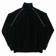 画像2: DAIRIKU/Velour Track Jacket（Black）［ベロアトラックJKT-23秋冬］ (2)