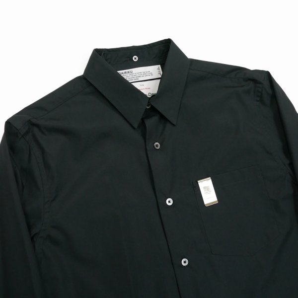 画像3: DAIRIKU/Dress L-S Shirt（Black） 【30%OFF】［ドレスシャツ-23秋冬］