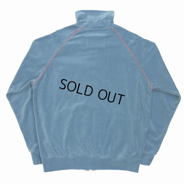 画像2: DAIRIKU/Velour Track Jacket（Aqua）［ベロアトラックJKT-23秋冬］