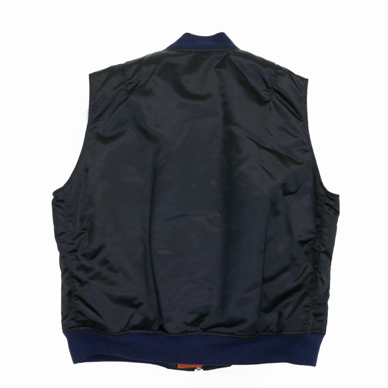 画像2: 【40%OFF】DAIRIKU/"Terri" Flight Vest（Navy）［フライトベスト-23秋冬］