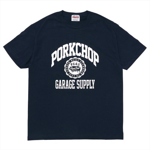 他の写真1: PORKCHOP/2nd COLLEGE TEE（NAVY）［プリントT-23秋冬］