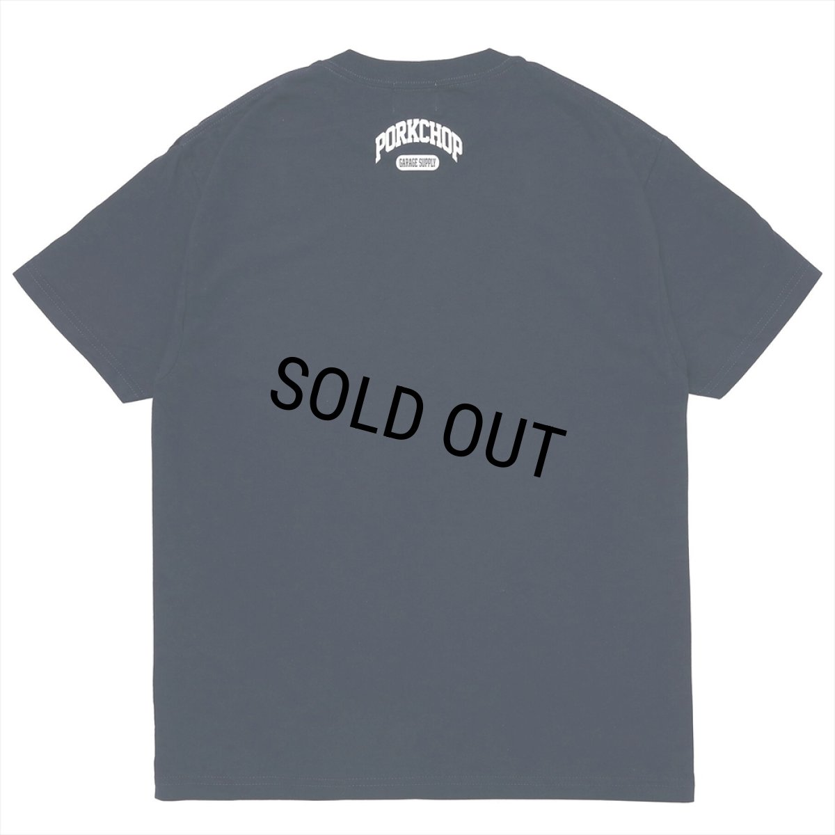 画像2: PORKCHOP/2nd COLLEGE TEE（NAVY）［プリントT-23秋冬］ (2)