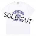 PORKCHOP/2nd COLLEGE TEE（WHITE）［プリントT-23秋冬］