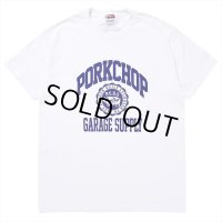 PORKCHOP/2nd COLLEGE TEE（WHITE）［プリントT-23秋冬］