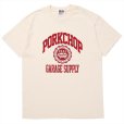 画像1: PORKCHOP/2nd COLLEGE TEE（CREAM）［プリントT-23秋冬］ (1)