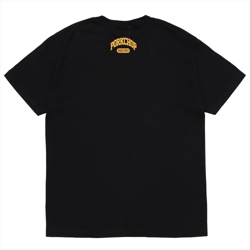 画像2: PORKCHOP/2nd COLLEGE TEE（BLACK）［プリントT-23秋冬］