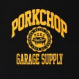 画像3: PORKCHOP/2nd COLLEGE TEE（BLACK）［プリントT-23秋冬］