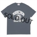 PORKCHOP/2nd COLLEGE TEE（NAVY）［プリントT-23秋冬］
