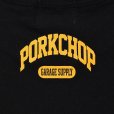 画像4: PORKCHOP/2nd COLLEGE TEE（BLACK）［プリントT-23秋冬］