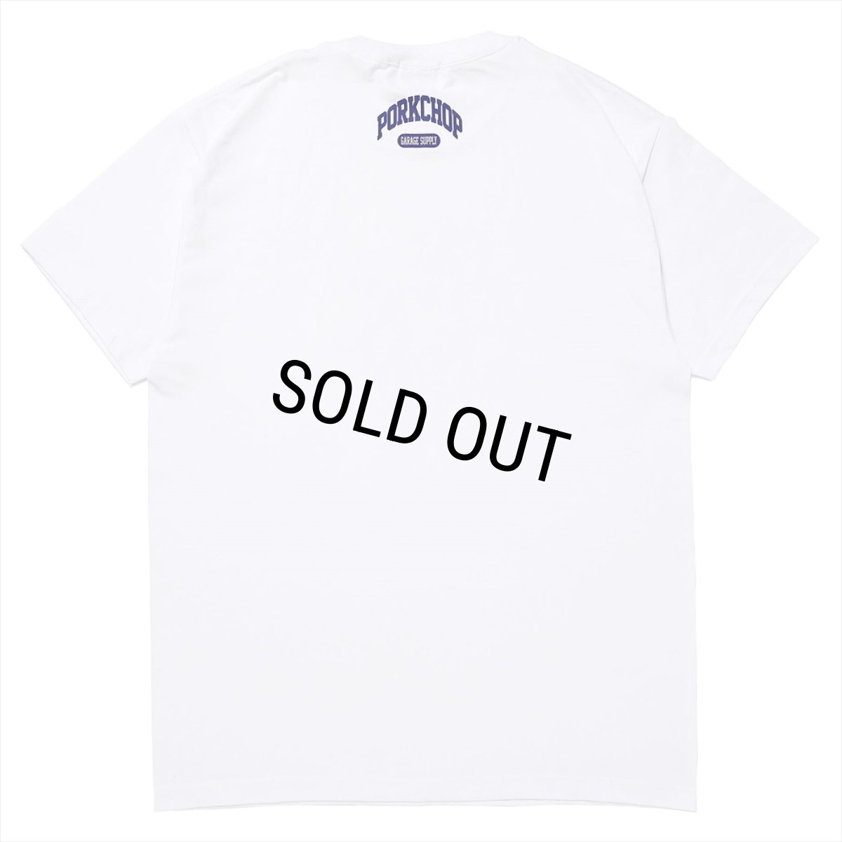 画像2: PORKCHOP/2nd COLLEGE TEE（WHITE）［プリントT-23秋冬］ (2)