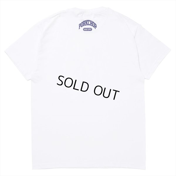 画像2: PORKCHOP/2nd COLLEGE TEE（WHITE）［プリントT-23秋冬］