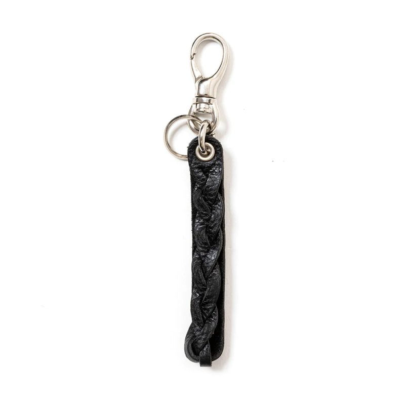 画像2: CALEE/STUDS LEATHER ASSORT KEY RING -TYPE I- B（BLACK B）［スタッズレザーキーリング-23秋冬］