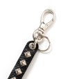 画像3: CALEE/STUDS LEATHER ASSORT KEY RING -TYPE I- B（BLACK B）［スタッズレザーキーリング-23秋冬］ (3)