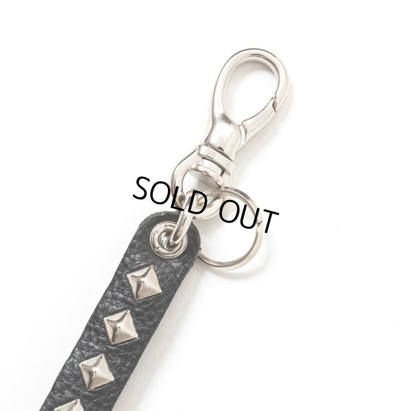 画像3: CALEE/STUDS LEATHER ASSORT KEY RING -TYPE I- B（BLACK B）［スタッズレザーキーリング-23秋冬］