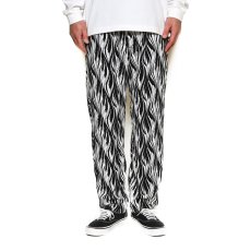 画像6: CALEE/FEATHER PATTERN EASY TROUSERS（WHITE）［フェザーイージートラウザース-23秋冬］ (6)