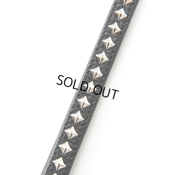 画像3: CALEE/STUDS LEATHER WRIST STRAP（BLACK）［スタッズレザーリストストラップ-23秋冬］