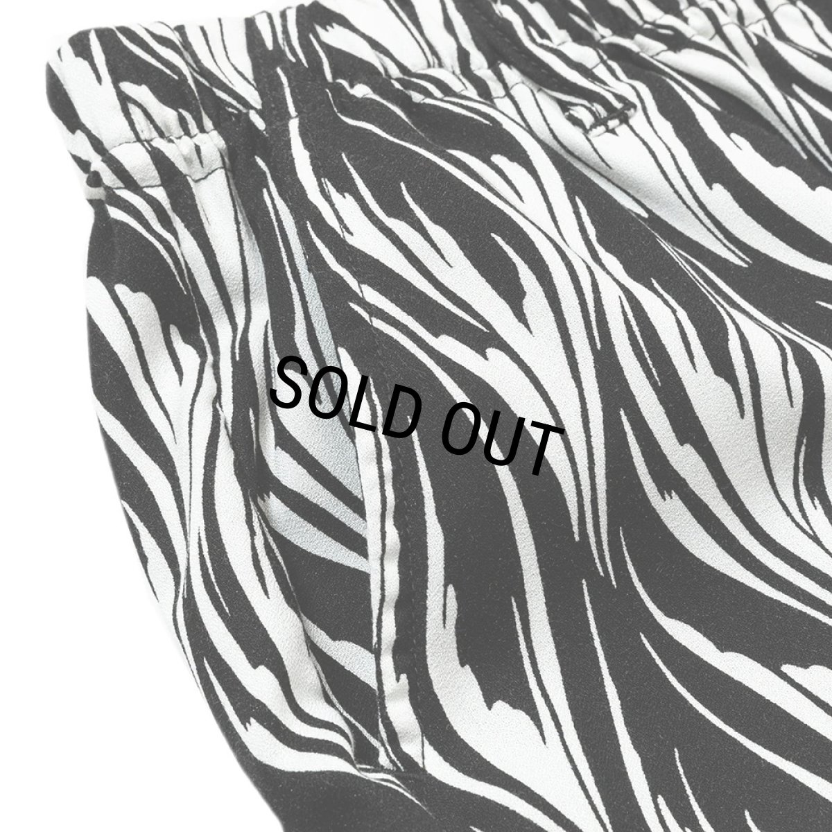 画像4: CALEE/FEATHER PATTERN EASY TROUSERS（WHITE）［フェザーイージートラウザース-23秋冬］ (4)